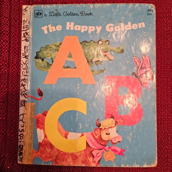 The Happy Golden ABC A Little Golden Book 1972 - Picture 1 of 4